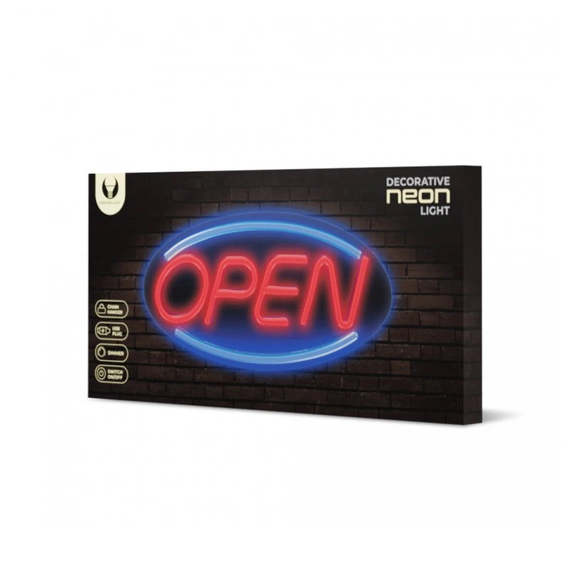 Reclamă luminoasă neon LED albastră cu dimmer, Forever light RTV100454
