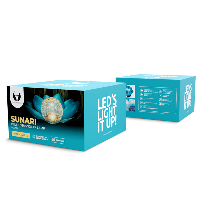 Lampă LED de grădină cu încărcare solară 3000K Forever light RTV100528