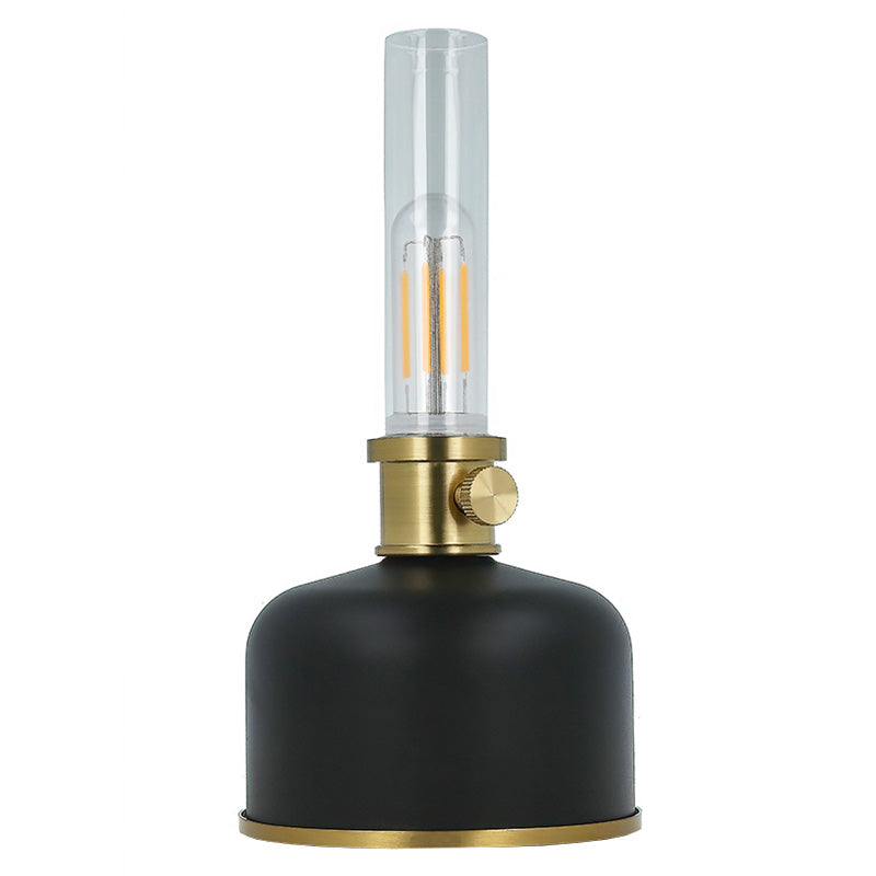 Lampa LED retro 2 W, 3000 K, design petrol, USB-C, dimmer - Forever light RTV200022
