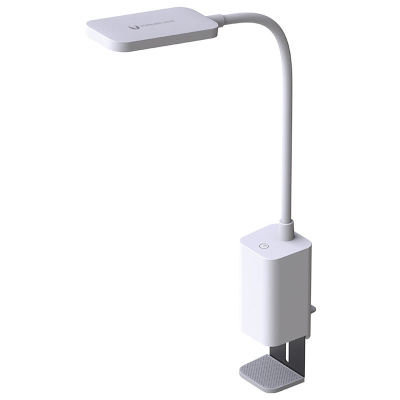 Lampă LED de birou 6 W cu prindere de masă, USB-C, alb Forever light RTV200041