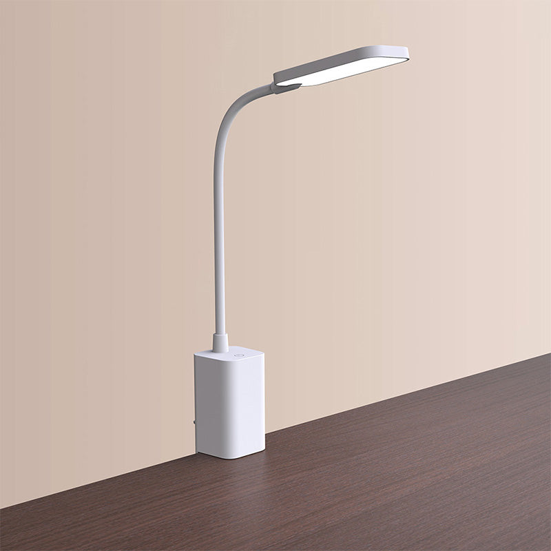 Lampă LED de birou 6 W cu prindere de masă, USB-C, alb Forever light RTV200041