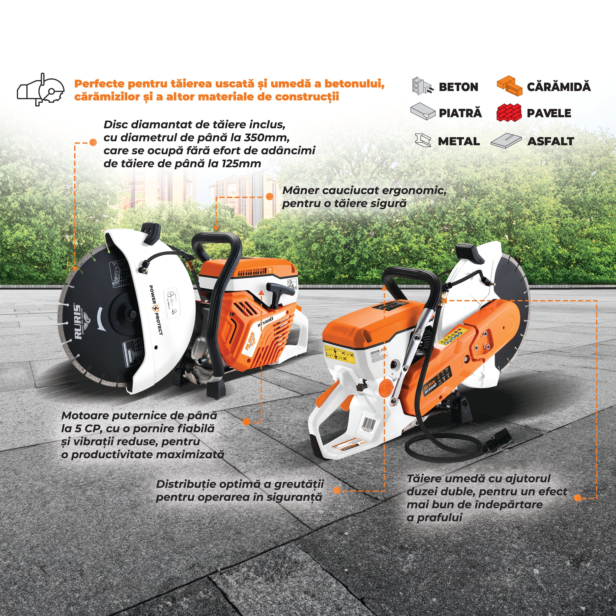 Taietor Beton Ruris Rtx600
