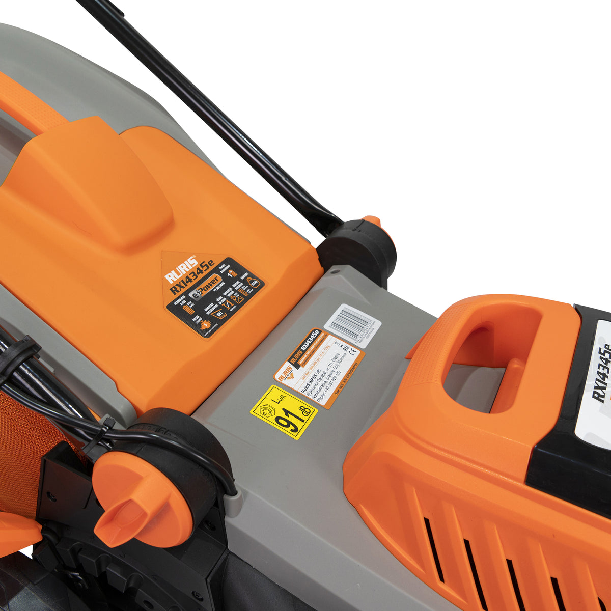 Masina De Tuns Gazon Pe Acumulator Ruris Rxi4345e Acumulator+incarcato