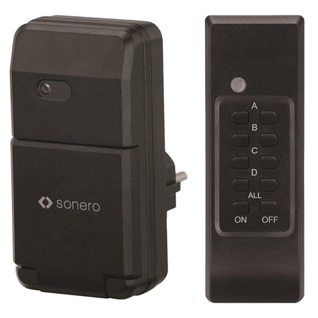 Priză pentru exterior cu telecomandă wireless, 1100 W, IP44 S-RCS301