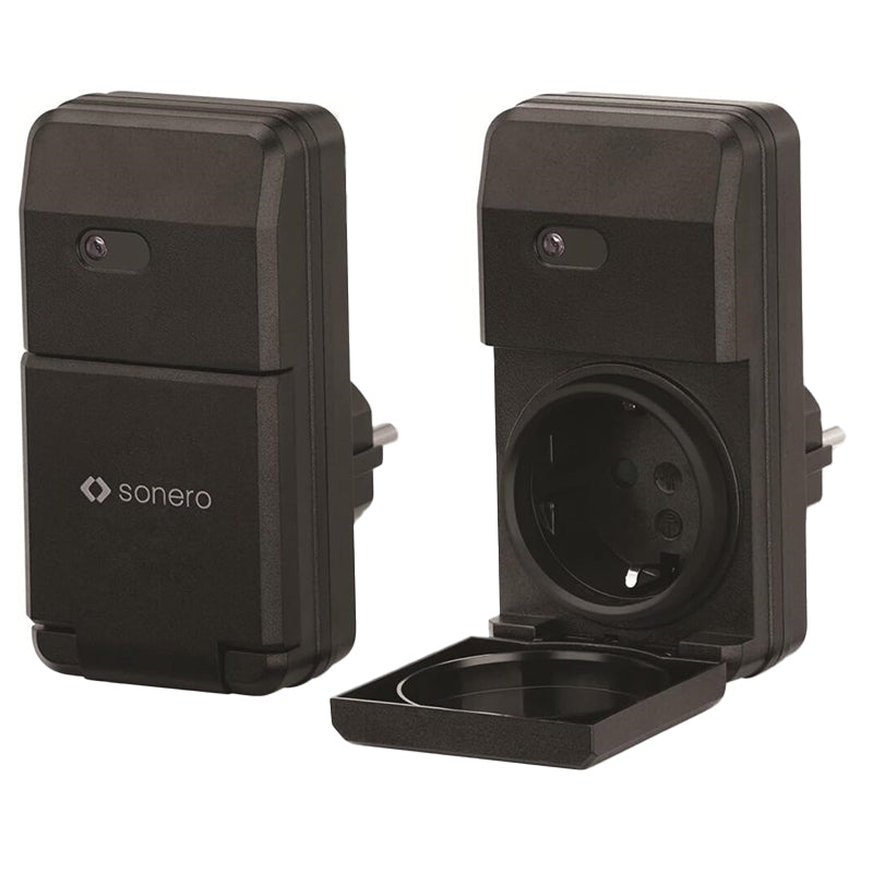 Priză pentru exterior cu telecomandă wireless, 1100 W, IP44 S-RCS301