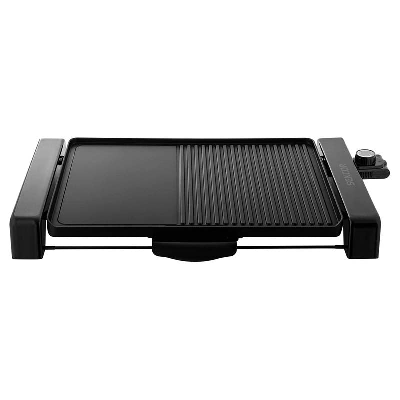 Grătar electric cu suprafață antiaderentă de 47 × 31 cm și putere de 2300 W Sencor S-SBG106BK