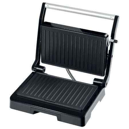 Grătar electric 1000 W cu plăci non-stick, tavă detașabilă Sencor S-SBG2070SS