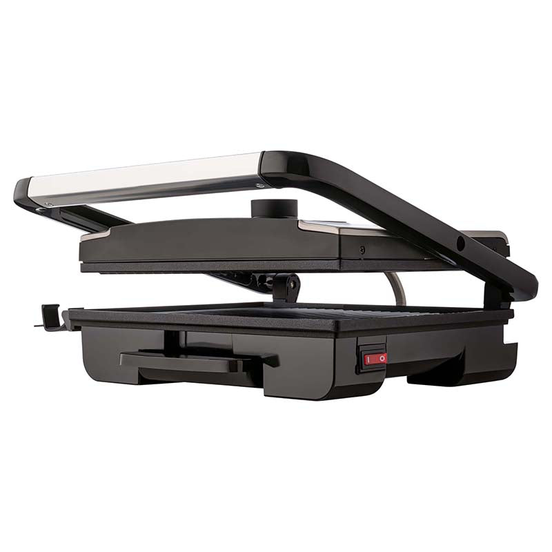 Grill electric 2000 W cu termostat plăci antiaderente Sencor S-SBG3710SS