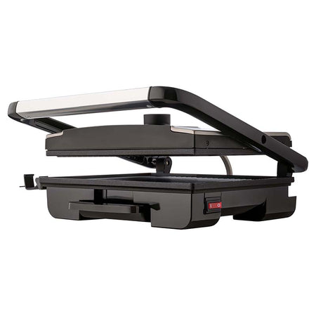 Grill electric 2000 W cu termostat plăci antiaderente Sencor S-SBG3710SS