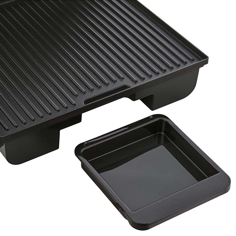 Grill electric 2000 W cu termostat plăci antiaderente Sencor S-SBG3710SS