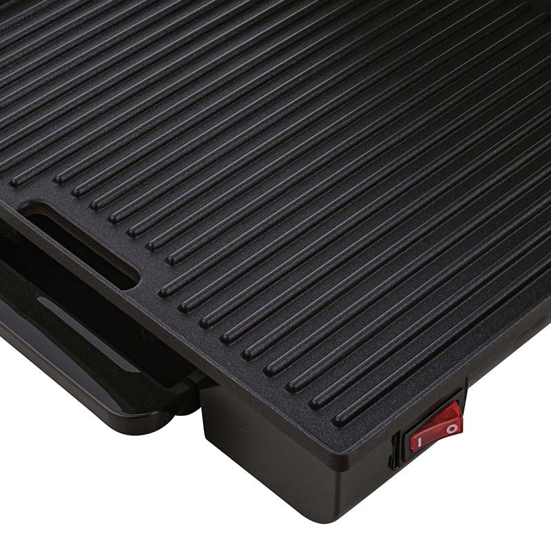 Grill electric 2000 W cu termostat plăci antiaderente Sencor S-SBG3710SS
