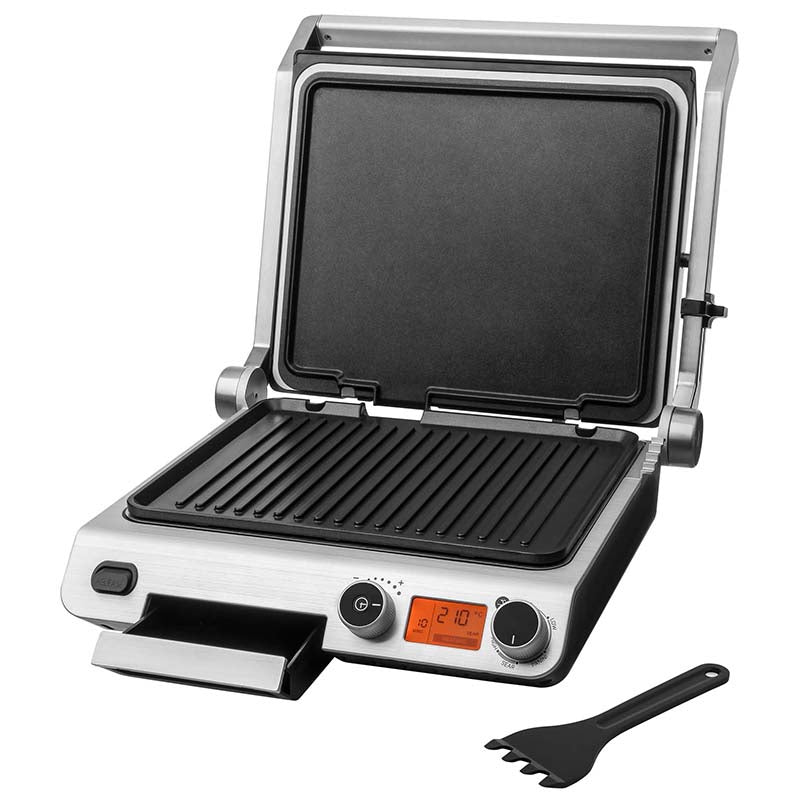 Grătar electric 2000 W, suprafață 300×250 mm, timer, Sencor S-SBG6650BK