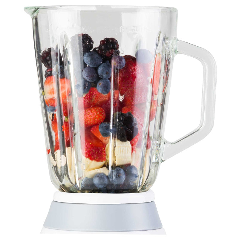 Blender de masă 1,5 l, 500 W, 2 viteze, alb-portocaliu Sencor S-SBL4370