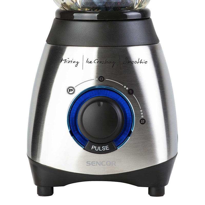 Blender 600 W, recipient sticlă 1,5 l, funcție Pulse, Sencor S-SBL4371