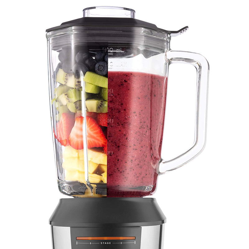 Blender smoothie automat 800 W cu două sticle Tritan, Sencor S-SBL7550SS