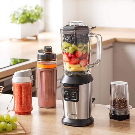 Blender automat smoothie 800 W, cu 2 sticle sport, Sencor S-SBL7570SS