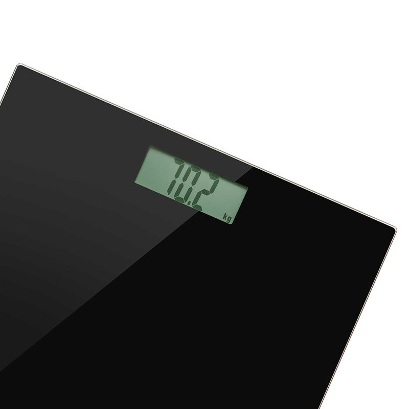 Cântar de persoane cu sticlă securizată, ecran LCD, negru Sencor S-SBS2300BK