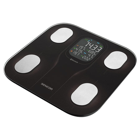Cântar smart fitness cu Bluetooth, analiză corporală, S-SBS9002BK