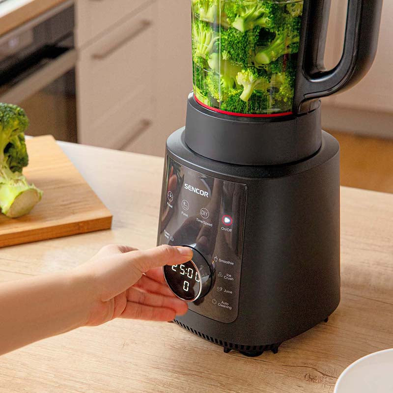 Blender multifuncțional 1200 W, 7 programe presetate, curățare automată, Sencor S-SBU0510BK