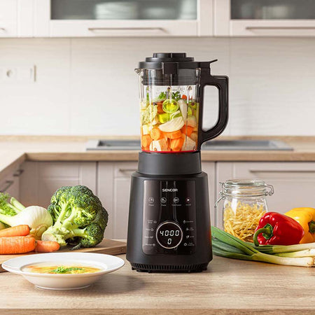 Blender multifuncțional 1200 W, 7 programe presetate, curățare automată, Sencor S-SBU0510BK