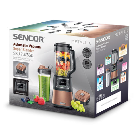 Blender automat cu vacuum, 1500 W, Nutri Smart, 1,5 L Sencor S-SBU7676GD