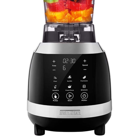 Blender Nutri Smart 1800 W, 6 lame titan, negru, Sencor S-SBU7730BK