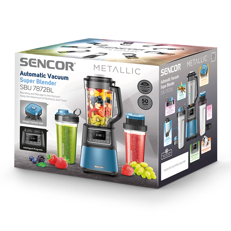 Blender cu mixare în vid 1500 W cu recipiente Tritan Sencor