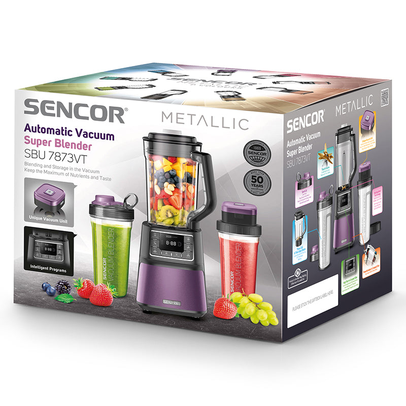 Blender cu mixare în vid 1500 W cu recipiente Tritan Sencor