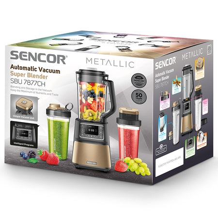 Blender cu mixare în vid 1500 W cu recipiente Tritan Sencor
