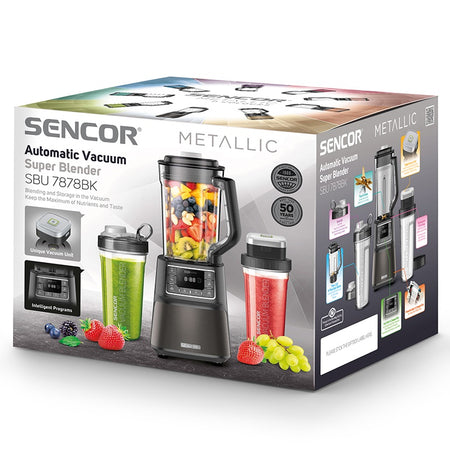 Blender cu mixare în vid 1500 W cu recipiente Tritan Sencor