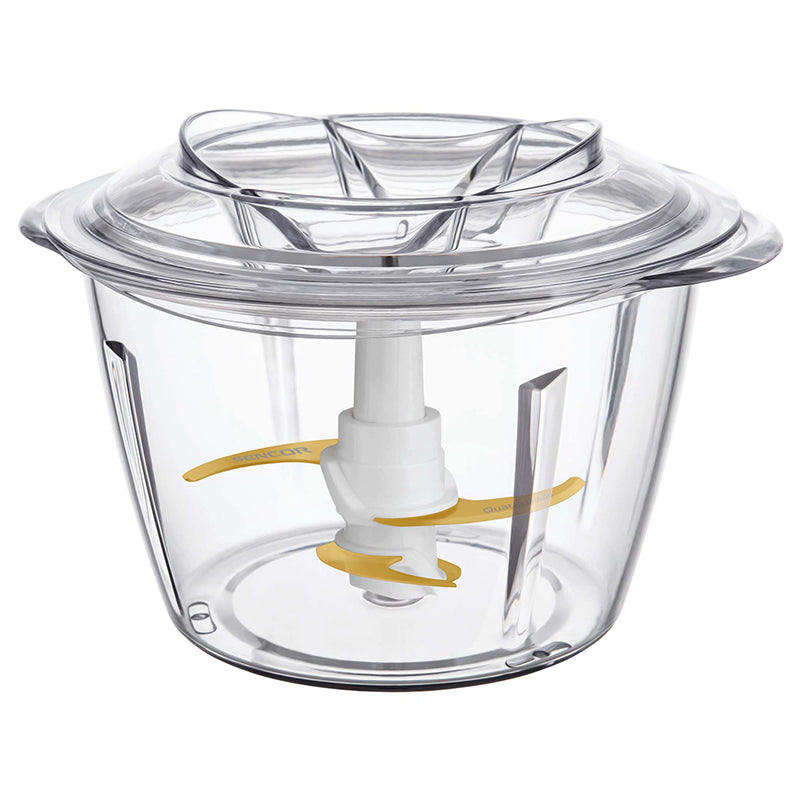 Tocator chopper 800 W cu lame titan, bol sticlă Sencor S-SCB5100WH-E