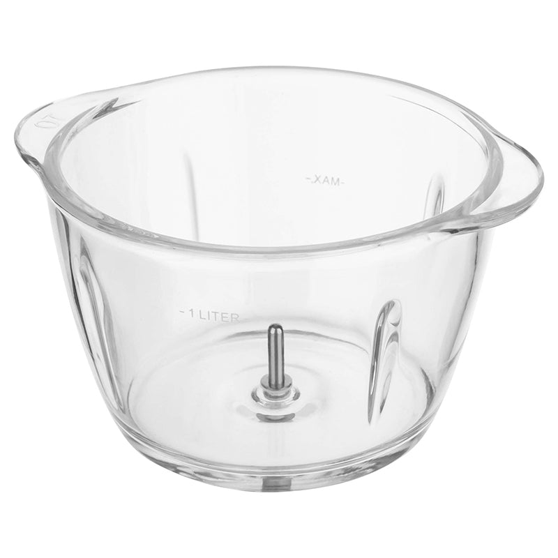 Tocator chopper 800 W cu lame titan, bol sticlă Sencor S-SCB5100WH-E