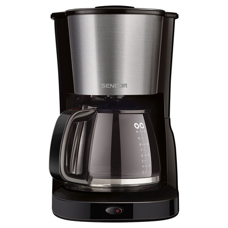 Cafetieră 1.25 L cu filtru permanent, plită antiaderentă, Sencor S-SCE3050SS