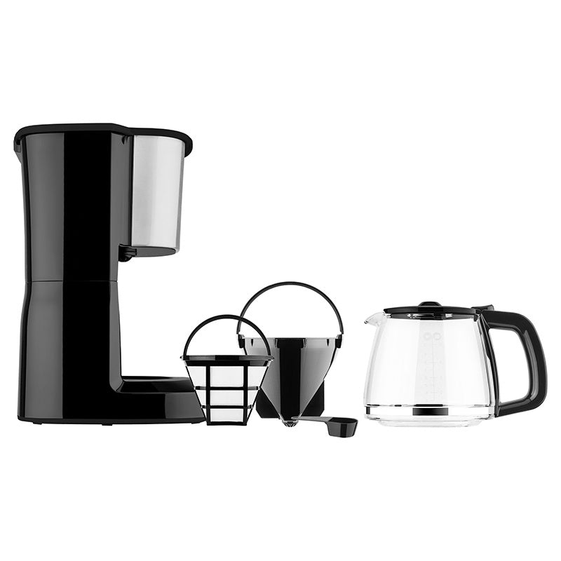 Cafetieră 1.25 L cu filtru permanent, plită antiaderentă, Sencor S-SCE3050SS