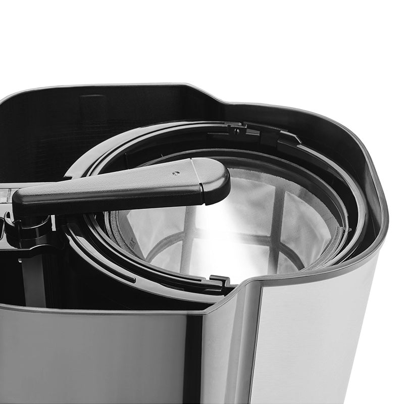 Cafetieră 1.25 L cu filtru permanent, plită antiaderentă, Sencor S-SCE3050SS