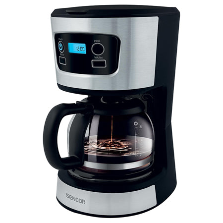 Cafetieră cu filtru, compactă, 700 W, 0,75 l, Sencor S-SCE3700BK