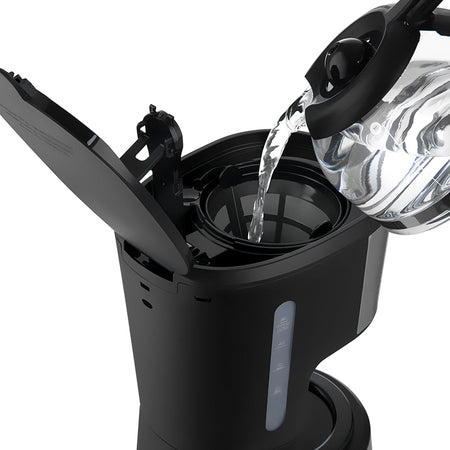 Cafetieră cu filtru, compactă, 700 W, 0,75 l, Sencor S-SCE3700BK