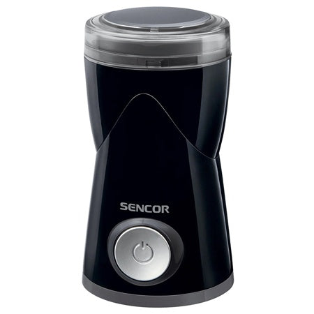 Râșniță de cafea electrică cu buton mare și sistem de siguranță Sencor
