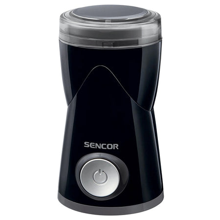 Râșniță de cafea electrică cu buton mare și sistem de siguranță Sencor