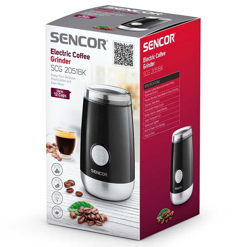 Râșniță de cafea electrică 150 W, recipient 60 g, Sencor