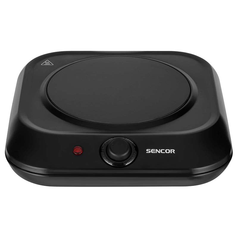 Plită electrică vitroceramică 1200 W, portabilă, control temperatură, Sencor S-SCP1763BK
