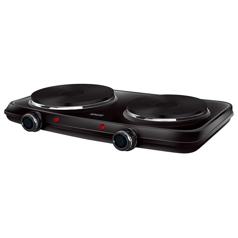 Plită electrică dublă cu 2 ochiuri, 2500 W, Sencor