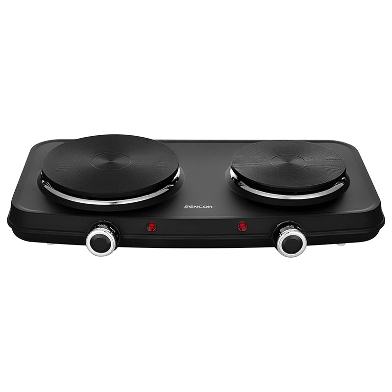 Plită electrică dublă cu 2 ochiuri, 2500 W, Sencor