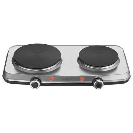 Plită electrică dublă cu 2 ochiuri, 2500 W, Sencor