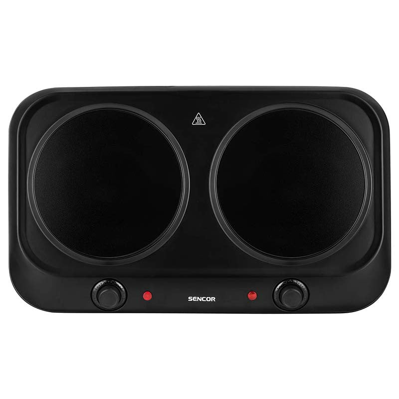 Plită electrică dublă vitroceramică 2400 W portabilă Sencor S-SCP2263BK