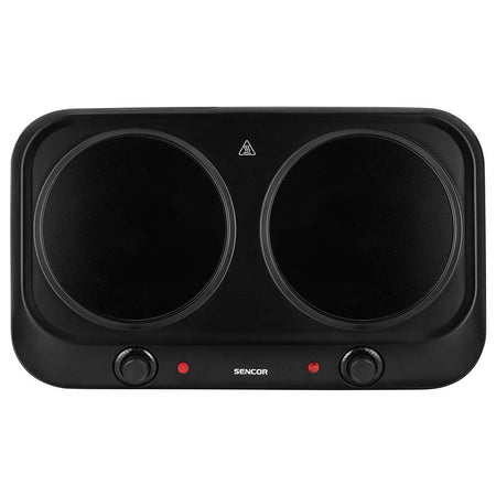 Plită electrică dublă vitroceramică 2400 W portabilă Sencor S-SCP2263BK