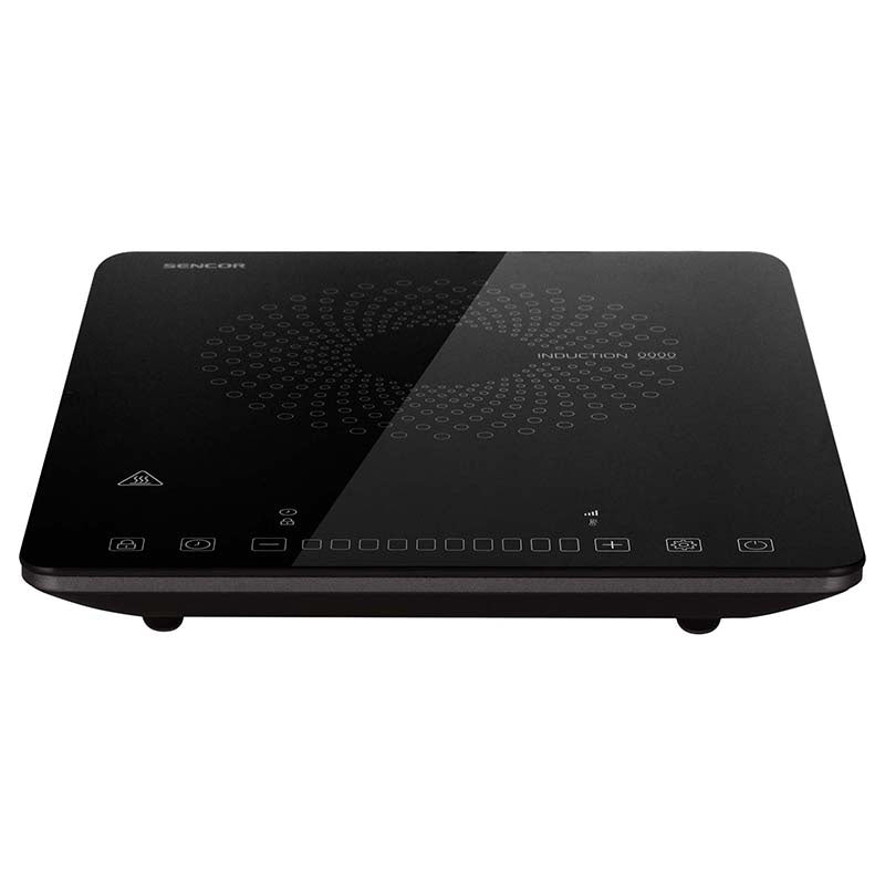 Plită inducție 2000 W, control tactil, design compact Sencor S-SCP3701BK