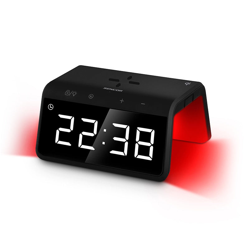 Ceas digital cu încărcare wireless Sencor S-SDC7900QI