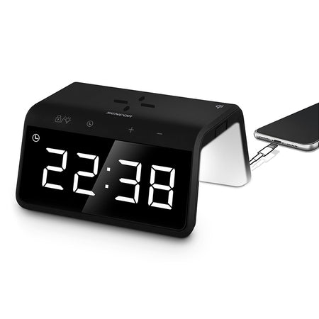 Ceas digital cu încărcare wireless Sencor S-SDC7900QI
