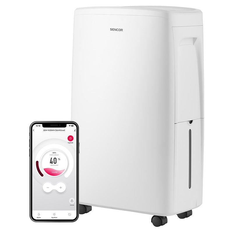 Dezumidificator smart, control app, 10 l/zi, Sencor S-SDH1028WH